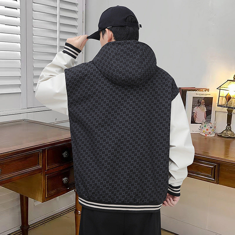 Men's sporty hoodie jacket with modern design Mune Fashion