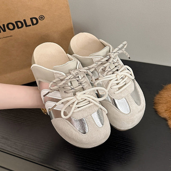 Women's fashionable sneakers with innovative lacing system and breathable upper material Mune Fashion