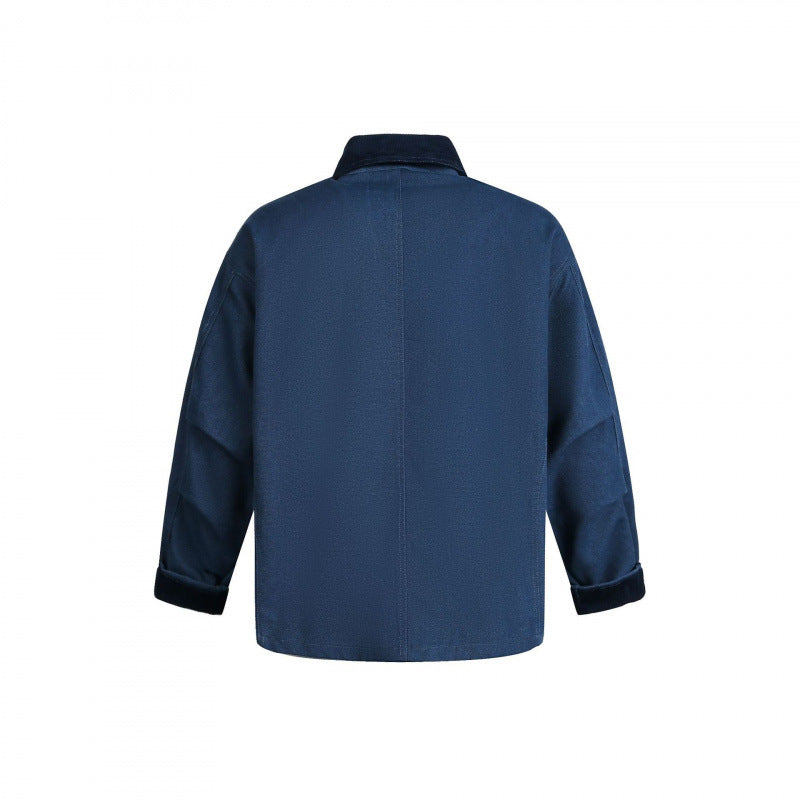 Men's utility jacket with toggle fastenings, cord collar, and multiple pockets Mune Fashion