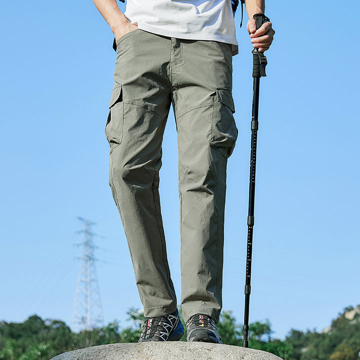 Men's Breathable Trekking Cargo Pants with Stretch and Multitude of Pockets Mune Fashion