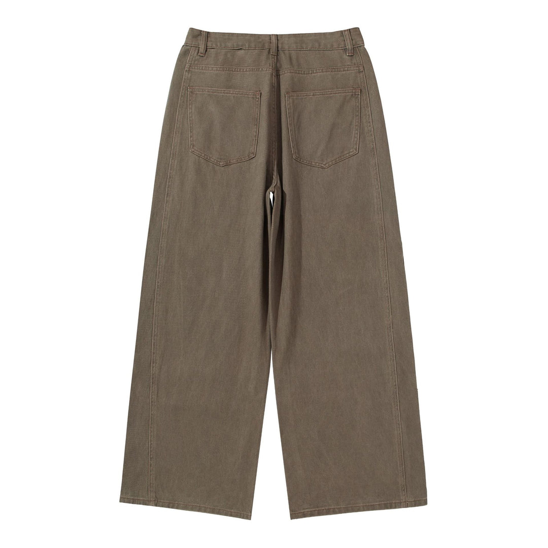 Women's High-Waisted Utility Culotte Pants with Wide Legs and Patch Pockets Mune Fashion