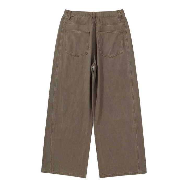 Women's High-Waisted Utility Culotte Pants with Wide Legs and Patch Pockets Mune Fashion