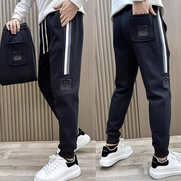 Men's sporty jogging pants with pockets Mune Fashion
