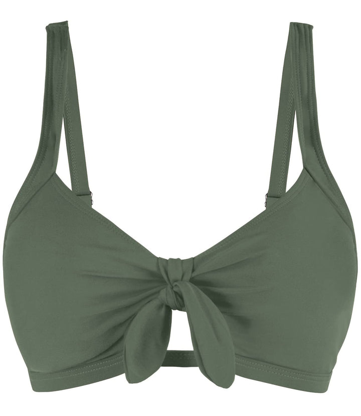 Women's Sporty Bikini Top with Stylish Knot Detail Mune Fashion