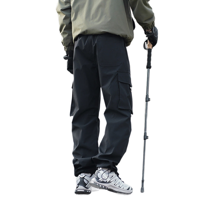 Men's Technical Outdoor Cargo Pants with Water-Repellent Stretch and Reinforced Knees Mune Fashion