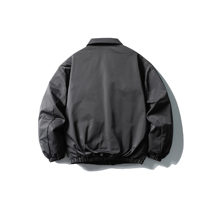 Men's Boxy Insulated Blouson with Zipper Chest Pocket Mune Fashion