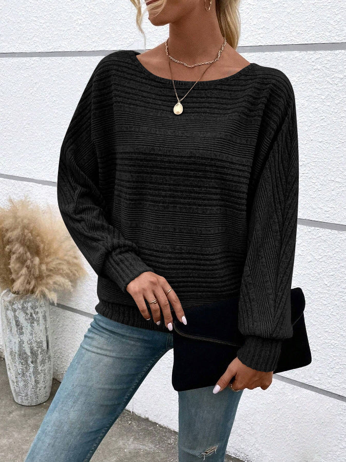 Women Comfortable Knit Sweater Mune Fashion