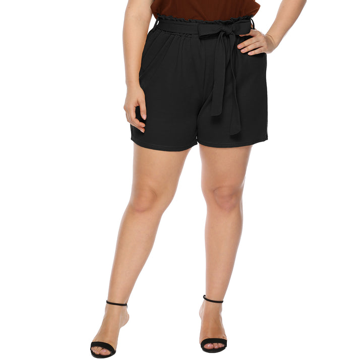Women's fashionable top with ruffled sleeves and elegant shorts Mune Fashion