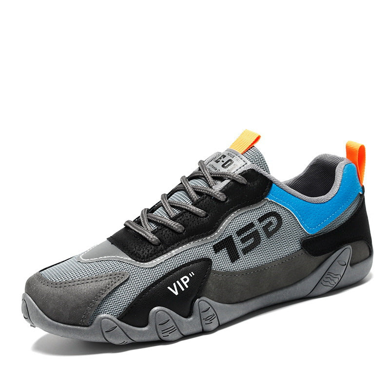 Men's Breathable Retro Low-Top Sneakers with Padded Sole Mune Fashion