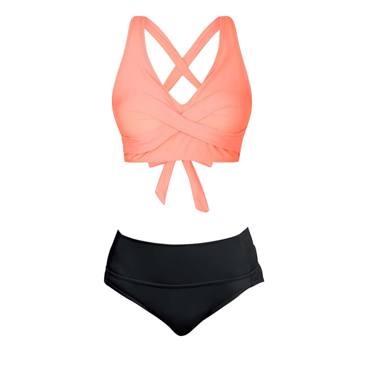 Women's Two-Piece Swimsuit with Floral Design Mune Fashion