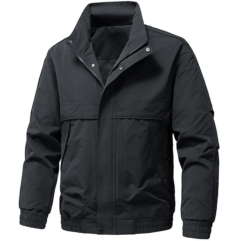 Men's technical hooded softshell jacket with adjustable hood and utility pockets Mune Fashion