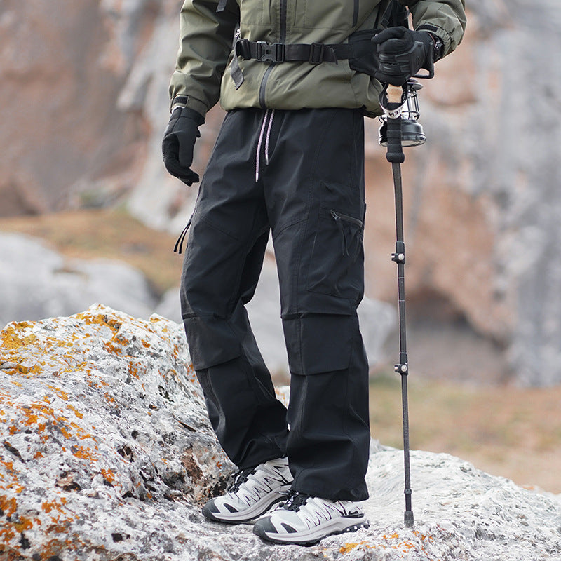 Men's Robust Water-Repellent Trekking Pants with Cargo Pockets Mune Fashion