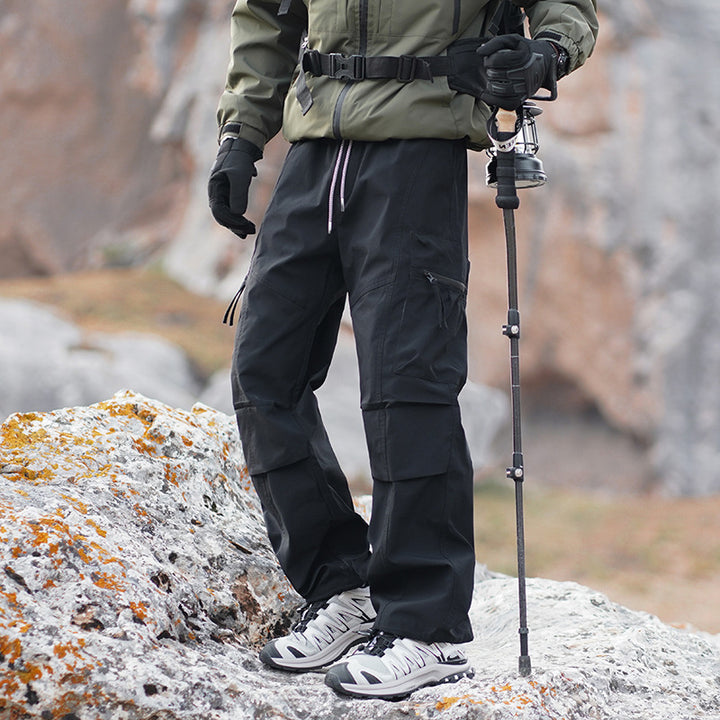 Men's Robust Water-Repellent Trekking Pants with Cargo Pockets Mune Fashion