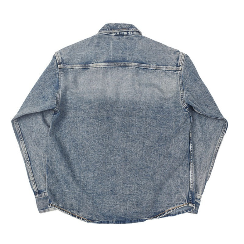Men's Denim Shirt Jacket Mune Fashion