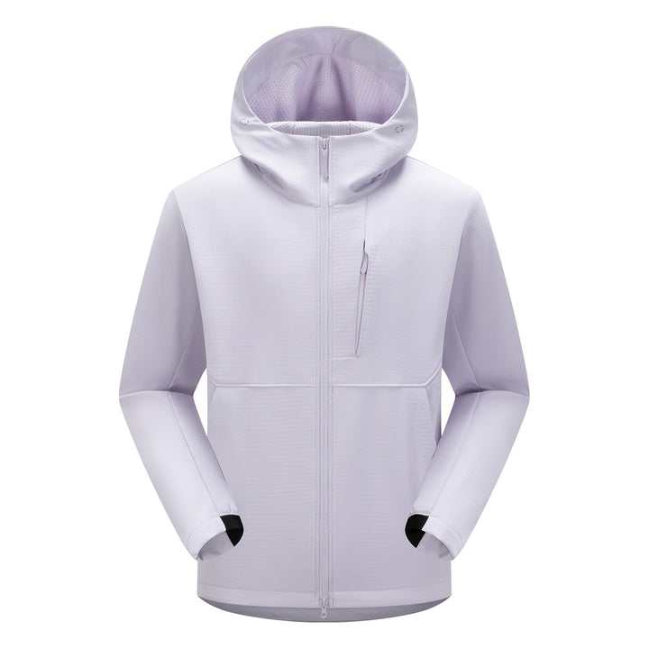 Men's softshell functional jacket with insulation, hood & two-way zipper Mune Fashion