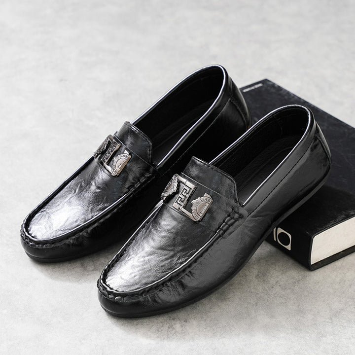 Men's Elegant Moccasins with Noble Details Mune Fashion