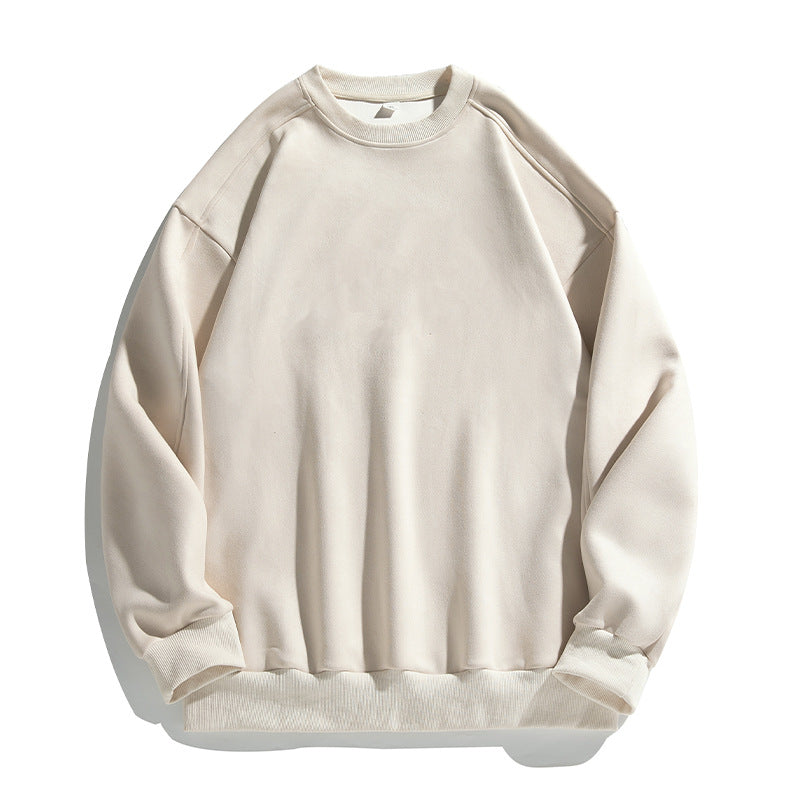 Unisex Purist Oversized Crew Neck Sweatshirt with Drop Shoulder and Brushed Inner Lining Mune Fashion