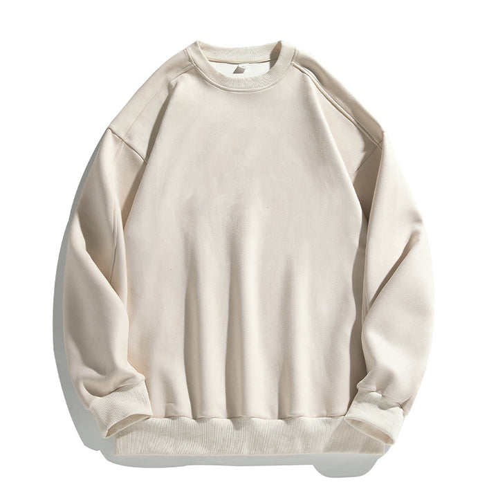 Unisex Purist Oversized Crew Neck Sweatshirt with Drop Shoulder and Brushed Inner Lining Mune Fashion