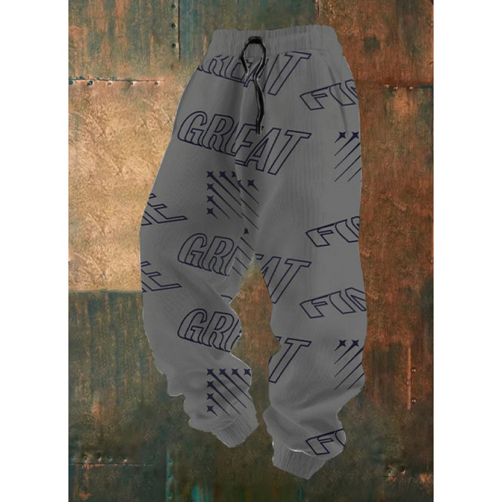 Women's Comfortable Leisure Pants with Creative Print Mune Fashion