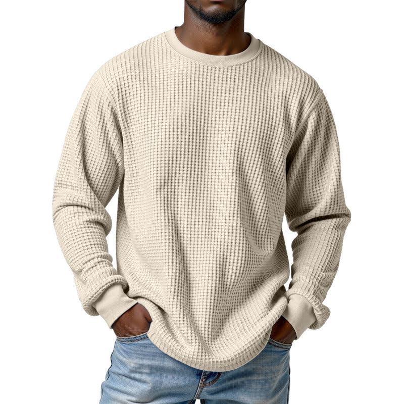 Men's Urban Pullover with Waffle Structure Mune Fashion