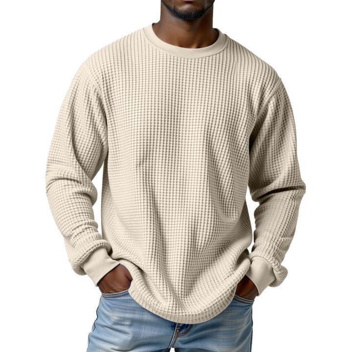 Men's Urban Pullover with Waffle Structure Mune Fashion
