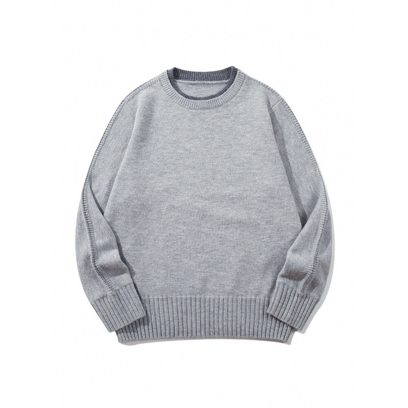 Unisex Soft Mélange Crew Neck Sweater made of Organic Cotton Blend with Boxy Fit and Wide Ribbed Cuffs Mune Fashion