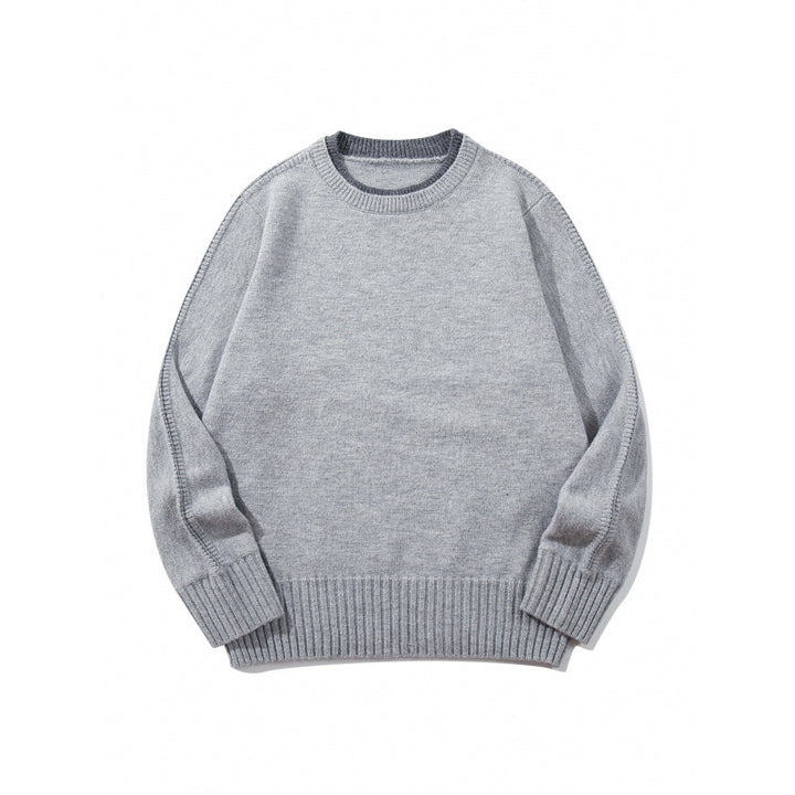 Unisex Soft Mélange Crew Neck Sweater made of Organic Cotton Blend with Boxy Fit and Wide Ribbed Cuffs Mune Fashion