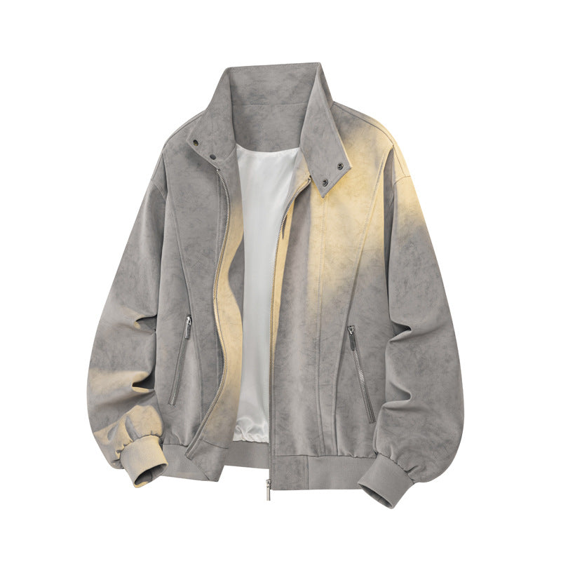 Men's Fashion Transitional Jacket with Practical Zipper Pockets Mune Fashion