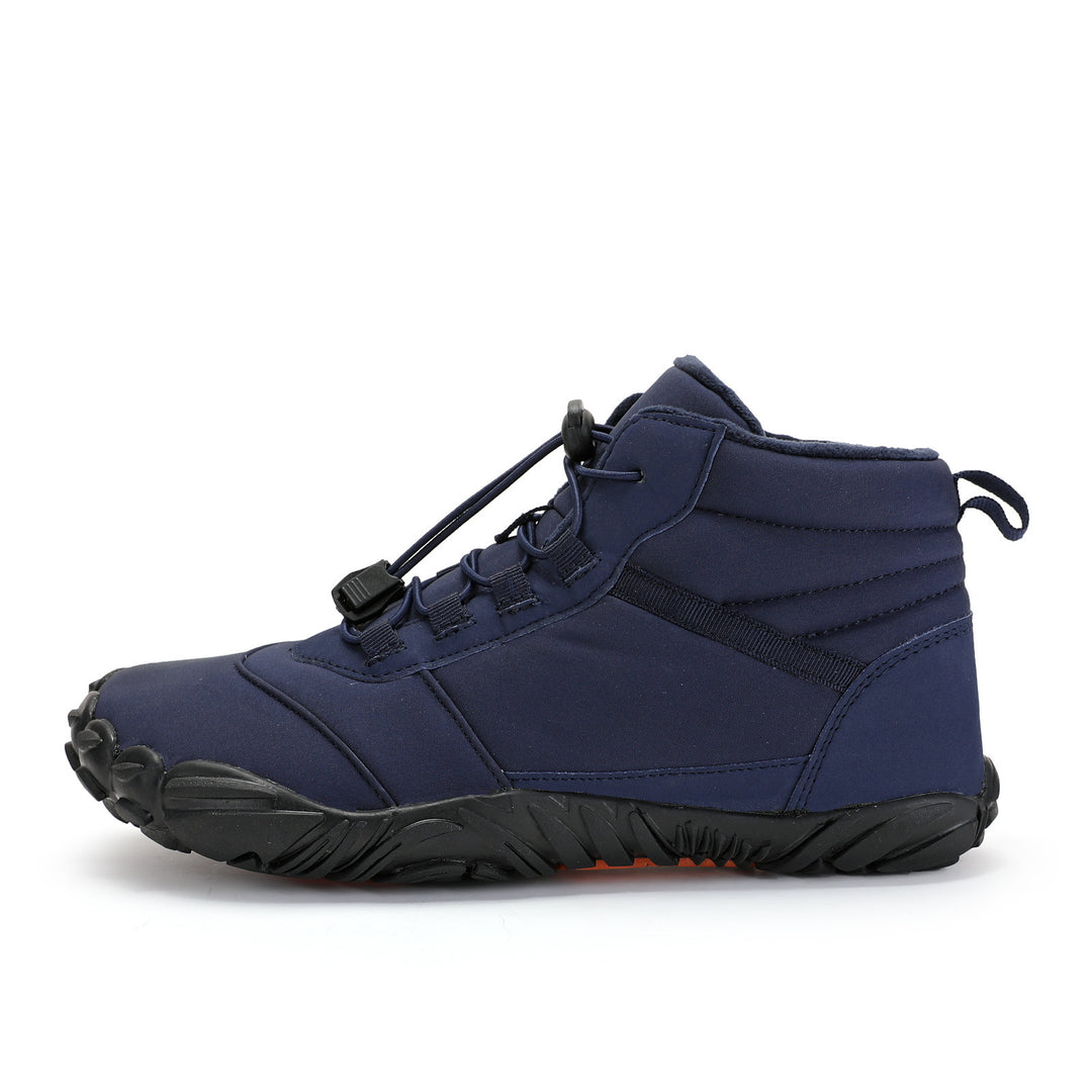 Unisex nan ankle-high Winter Explorer Boot with fleece lining, quick-lacing system, and slip-resistant multi-terrain sole Mune Fashion
