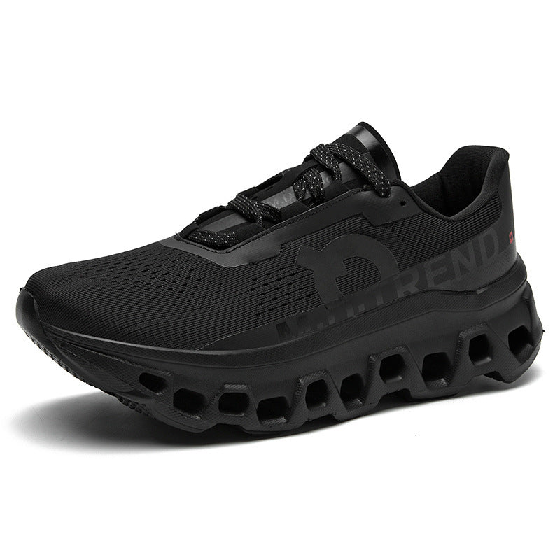 Men's cushioning performance running shoe with innovative air chamber sole and breathable mesh upper Mune Fashion