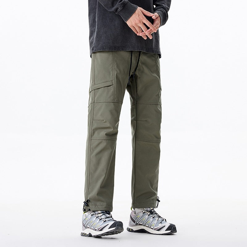 Men's Technical Cargo Pants with drawstring waistband, reinforced knees & adjustable leg cuffs Mune Fashion