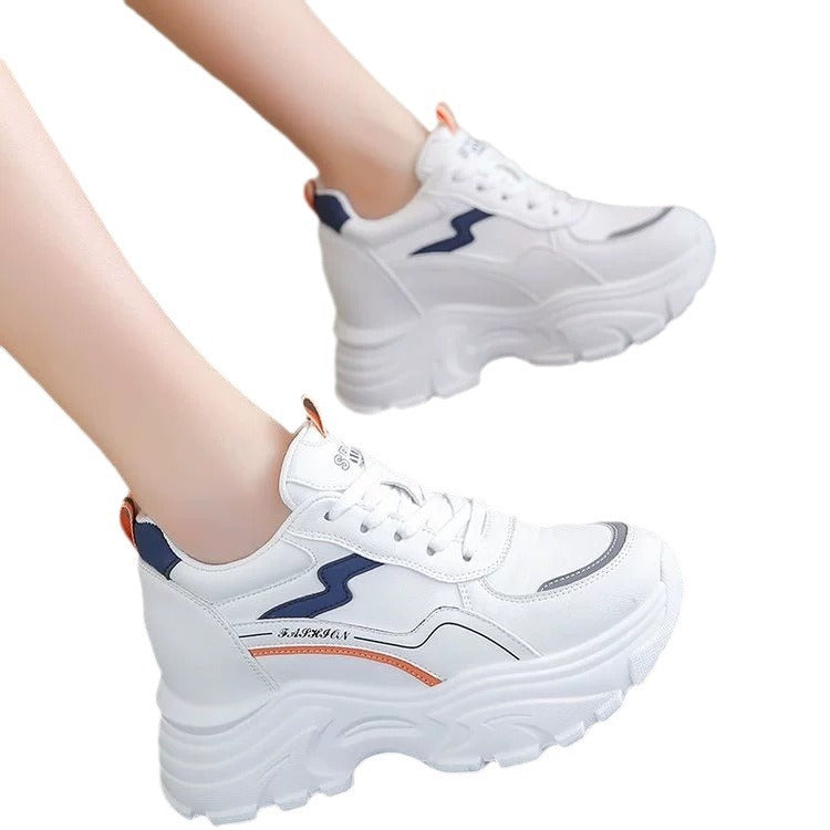 Women Chunky Sneakers with breathable upper material and cushioning sole Mune Fashion