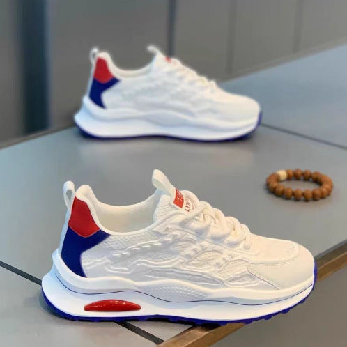 Women's Sporty Air-Cushion Sneakers with Breathable Mesh Upper Mune Fashion