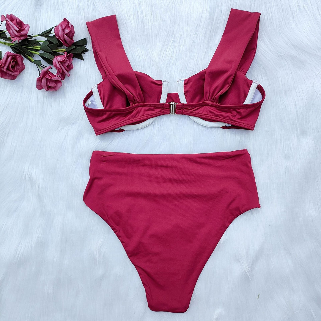Women High-Cut Bikini Set with Innovative Design Mune Fashion