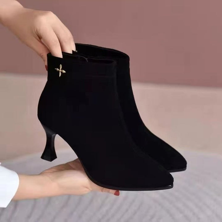 Women Elegant and Stylish Ankle Boots Mune Fashion