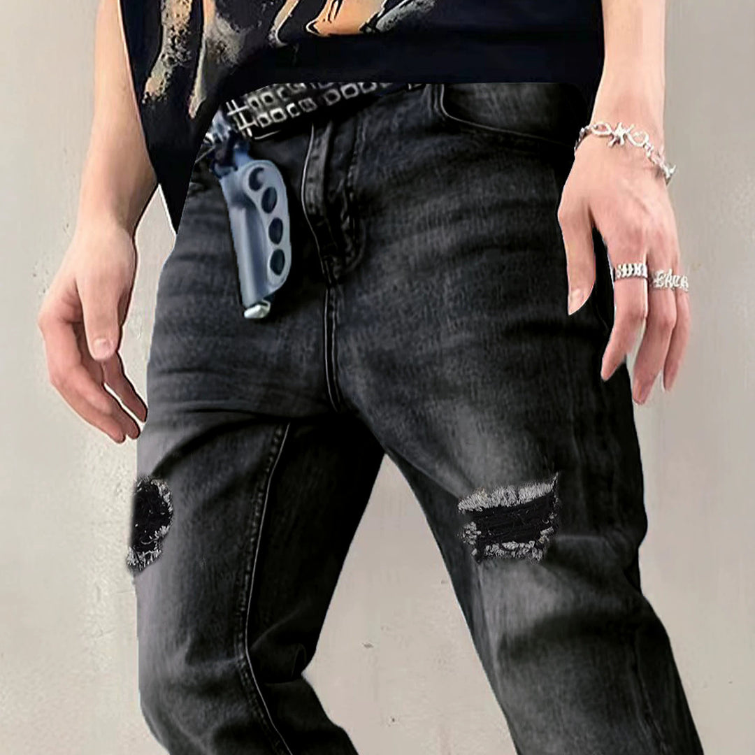 Men's Flared Jeans with Zipper Mune Fashion