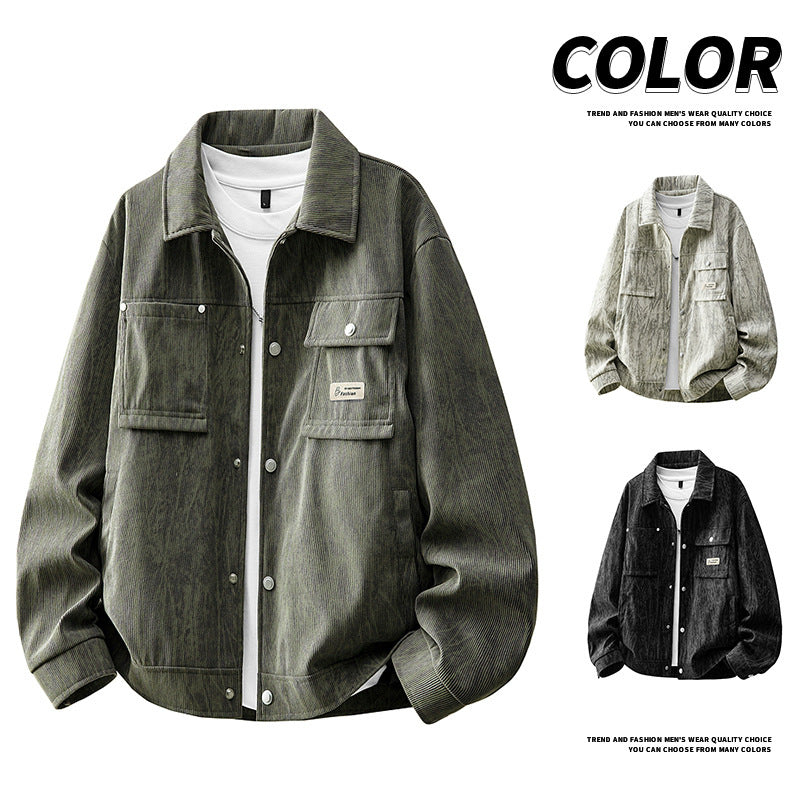 Men's Stylish Cargo Jacket with Practical Pockets Mune Fashion