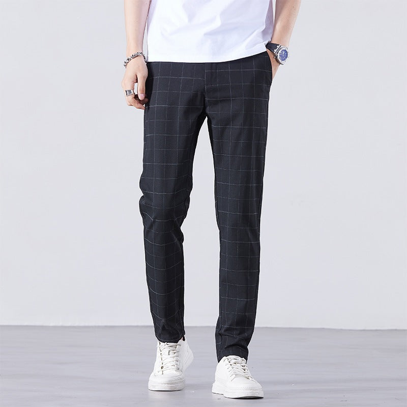 Men's Stylish Checkered Pants Mune Fashion