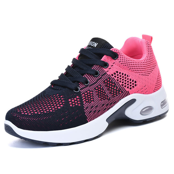 Unisex nan breathable knitted sneakers with air cushion heel Mune Fashion