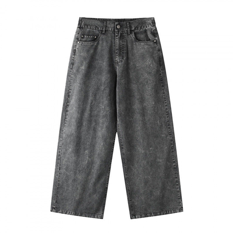 Ladies Wide Cropped Jeans Mune Fashion