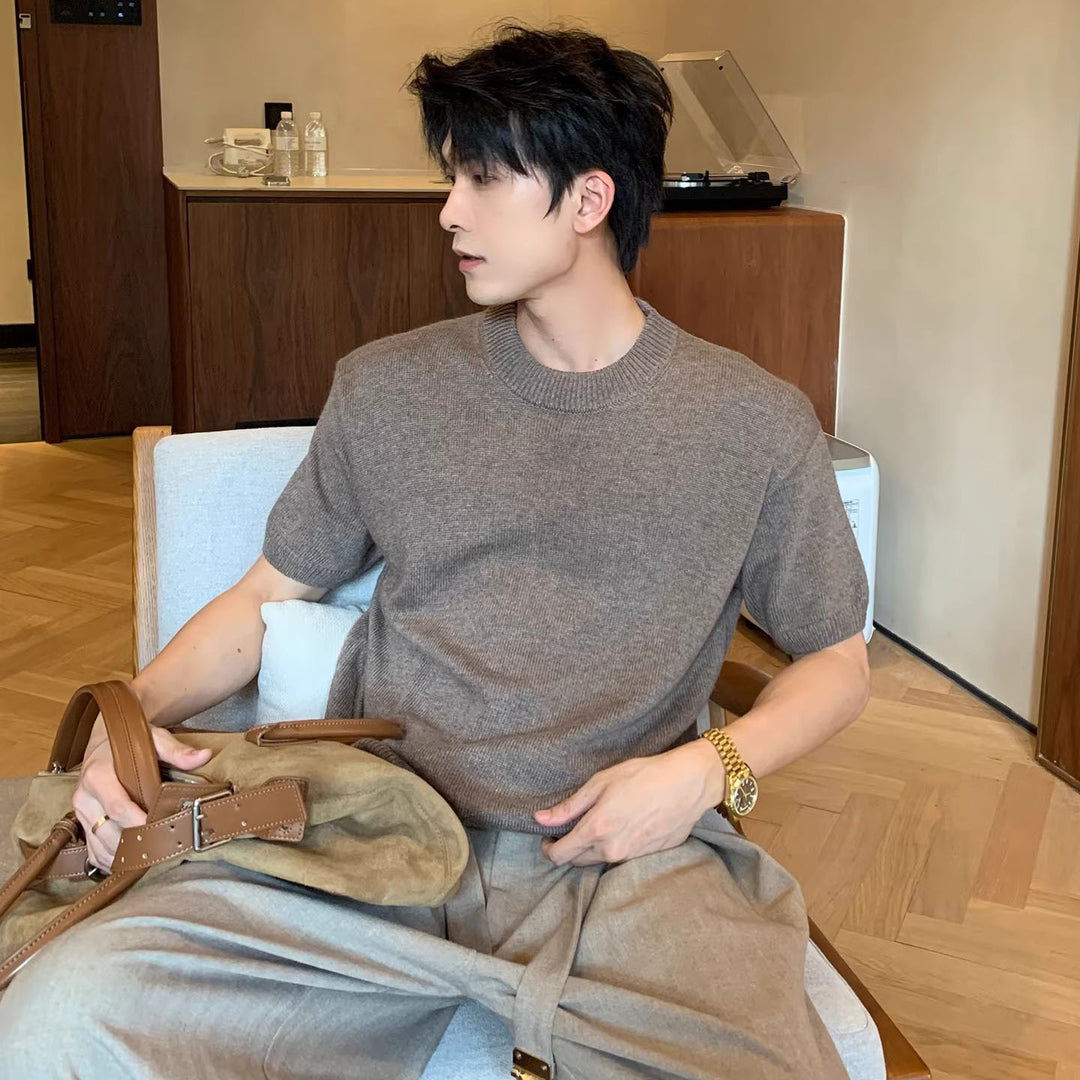 Men's Casual Knit Top Mune Fashion
