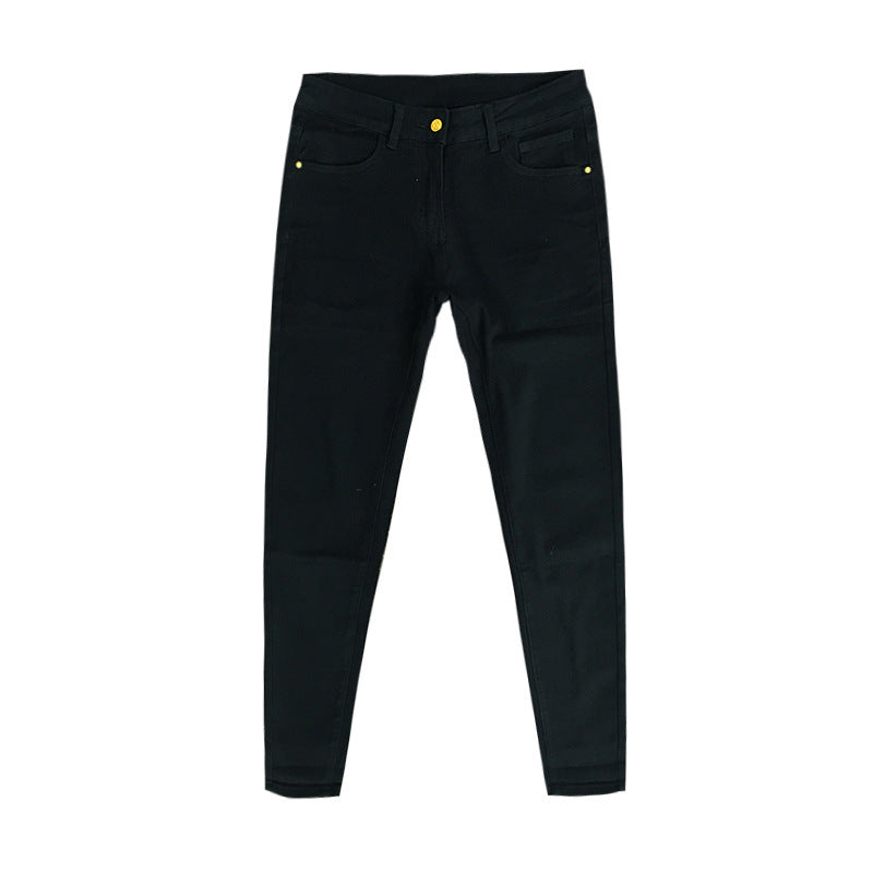 Women Wide Cut Denim Pants Mune Fashion