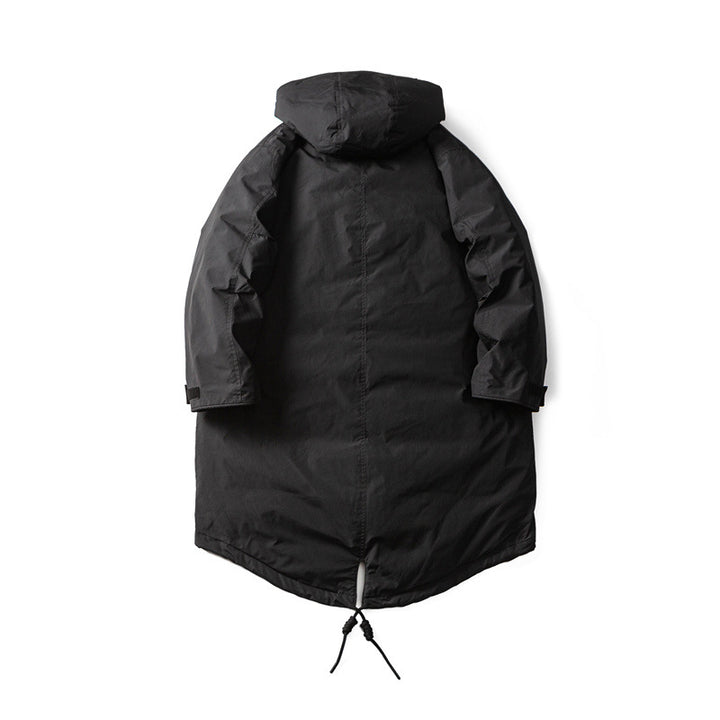 Men Waterproof Thermal Parka with Extended Back and Hood Mune Fashion