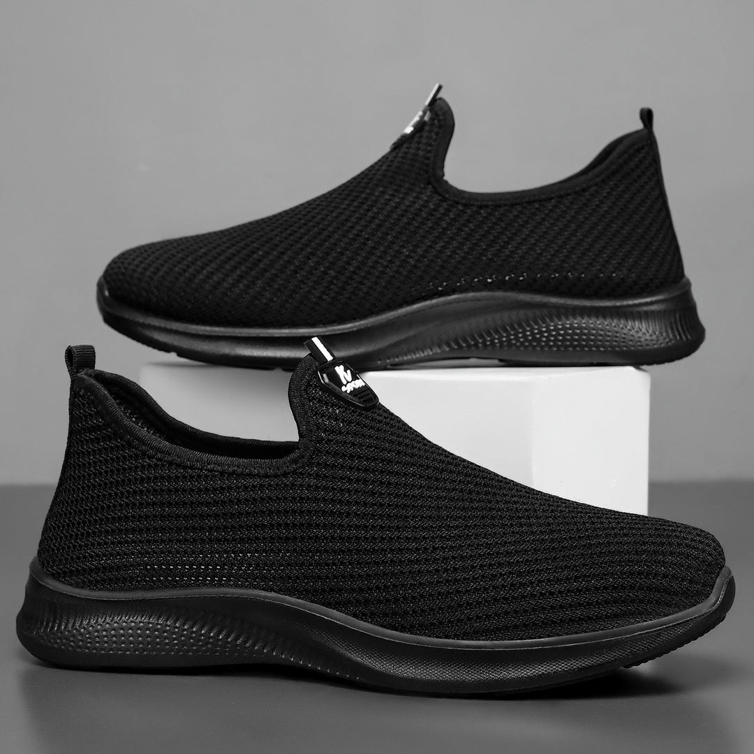 Women's seamless comfort slip-on sneaker with fine knit mesh, elastic entry, and reactive light cushioning Mune Fashion