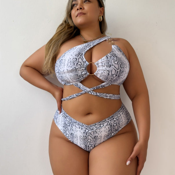Women Asymmetrical Cut-Out Bikini Set Mune Fashion