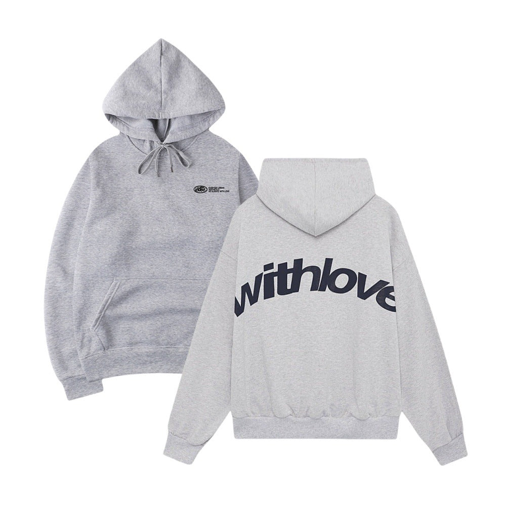 Unisex oversized hoodie with large back print, kangaroo pocket and ribbed cuffs Mune Fashion
