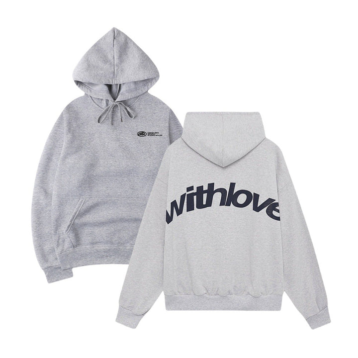 Unisex oversized hoodie with large back print, kangaroo pocket and ribbed cuffs Mune Fashion