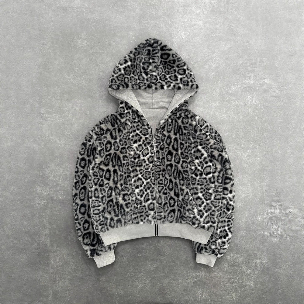 Unisex padded hooded jacket short cut with cross zipper Mune Fashion