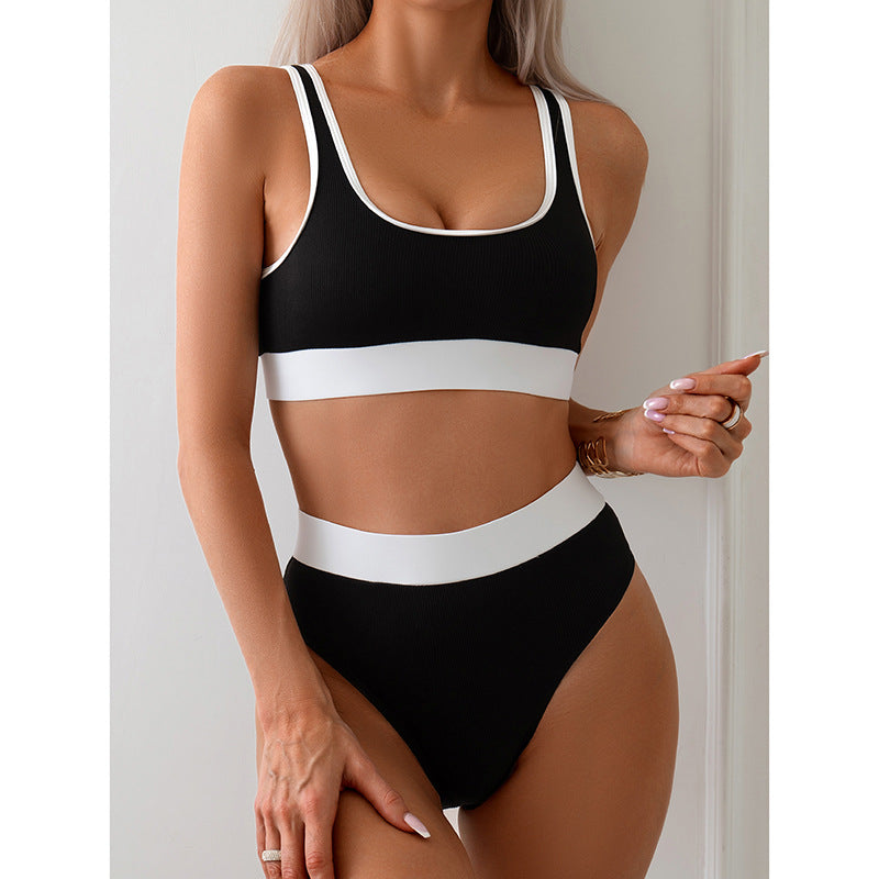Women's high-waisted bikini set with sporty design Mune Fashion