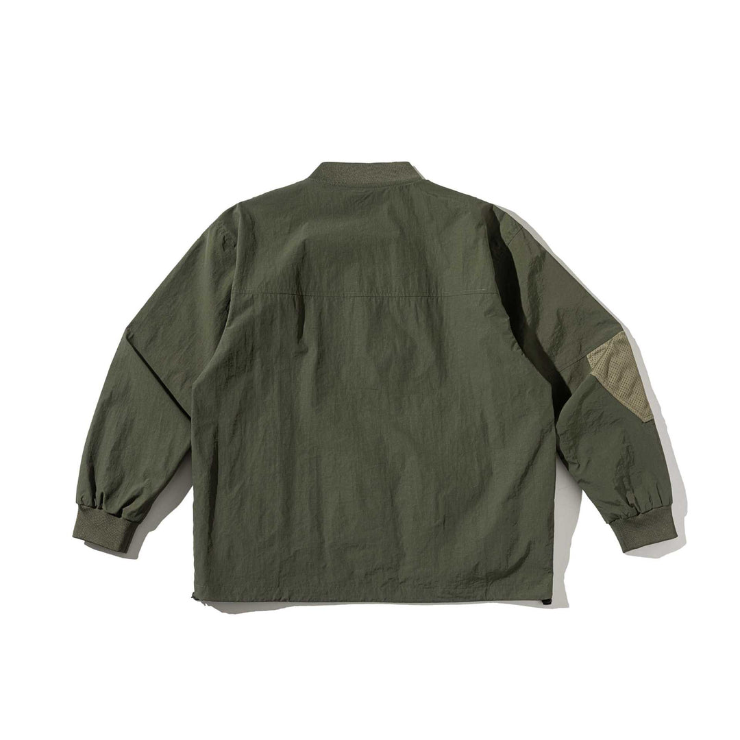 Unisex Technical Pullover Anorak with Half Zipper and Utility Pockets Mune Fashion